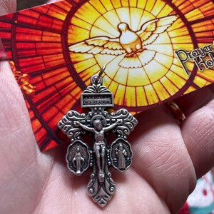 3-way Pardon Indulgence Crucifix/ St. Benedict & Miraculous Medals