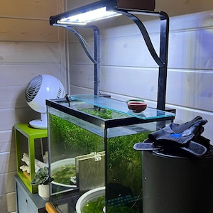 Hang-On-Back Aquarium Light Riser | 12 inch Height |
