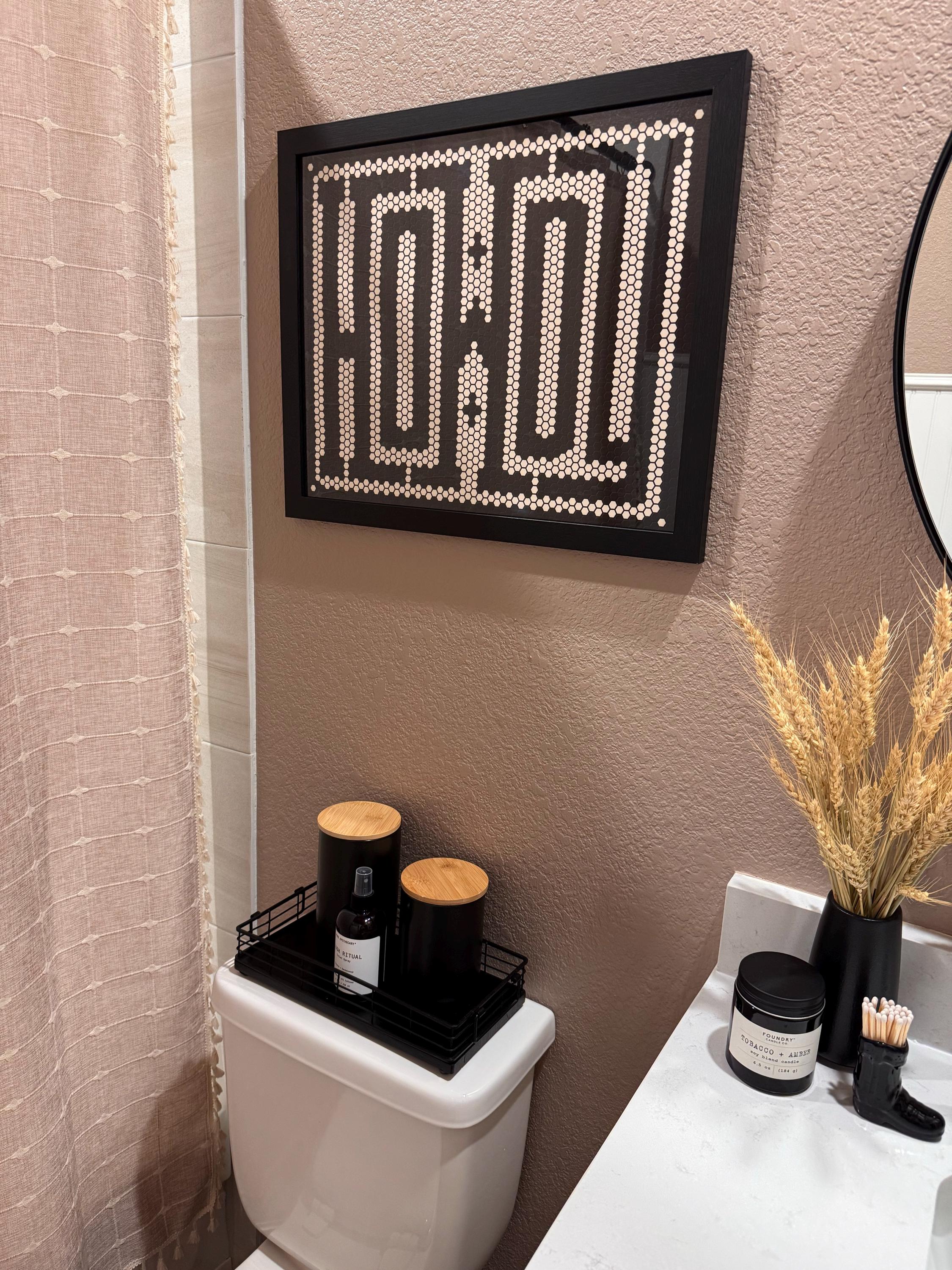 Tile Howdy Typographic Poster, Western Wall Decor, Entryway Art, Farmhouse Wall Art, Southwestern Poster, Cowboy Cowgirl, Boho Eclectic Art
