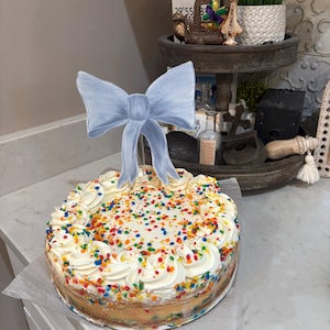 24/48 Pièces Décorations De Gâteau Avec Nœud Papillon Rose Pour Fête D