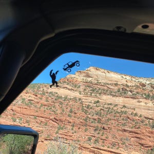 Bigfoot Sasquatch Easter Eggs Decals Big foot yeti sticker fit for jeep easter eggs