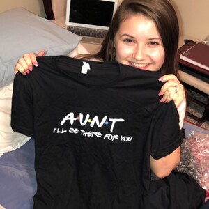 Auntie Shirt Aunt Shirt Friends Themed Tv Show Shirt Aunt Etsy