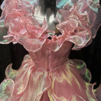 Crystal Sequin Embroidered Transparent Clothing Fabric