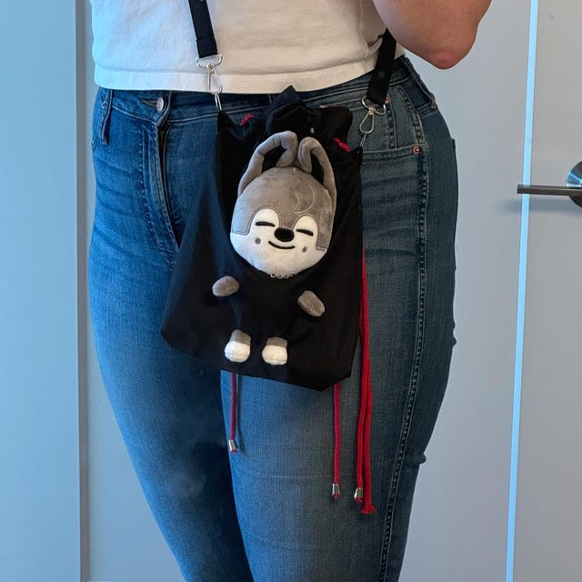 Sac En Toile Stray Kids - Sac Fan Kpop Réutilisable - 30x23 Cm, Coton, Avec Porte-clés Offert - Pour école, Shopping
