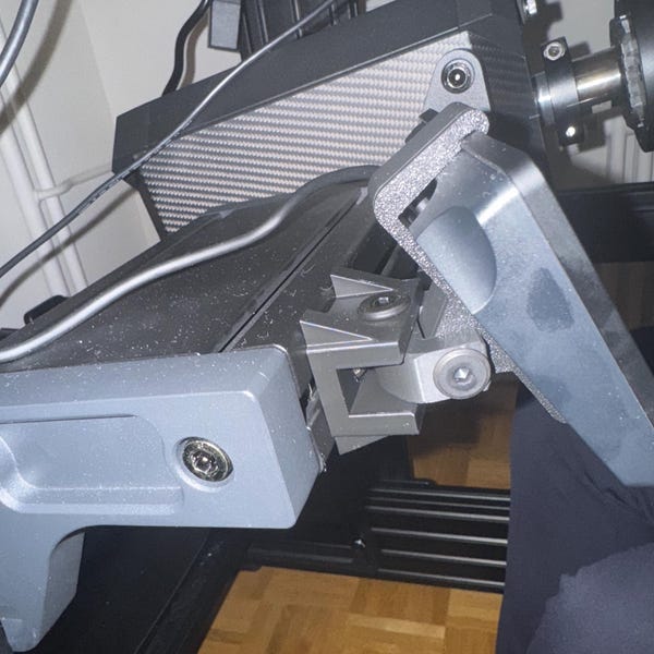 Sim Racing Stream Deck MK1 MK2 Mount: 2-axis Adjustable Sim Rig Cockpit ...
