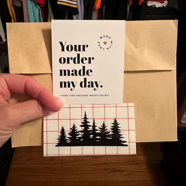 Tree Line | Outdoor | Nature Decal - Etsy