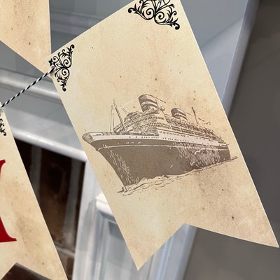 Titanic Birthday Party Poster DIGITAL, Titanic Party Decorations ...