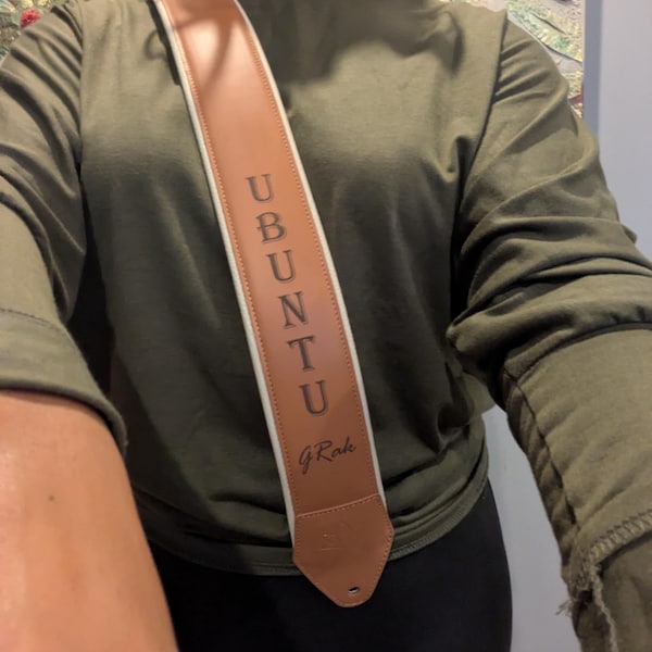 Premium Leather Guitar Strap, Customizable Instrument Strap ...