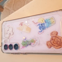 Mickey Waffle Sticker Mickey Waffle Classic Transparent Sticker/ Happy Pixie Dust Food Snacks ...