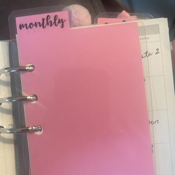 Micro Happy Notes Tab Page Dividers Happy Planner Accessories ...
