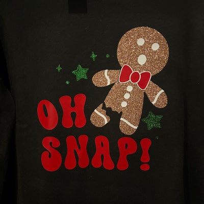 Oh Snap SVG for Cricut, Funny Gingerbread Man Cookie, Groovy Retro ...