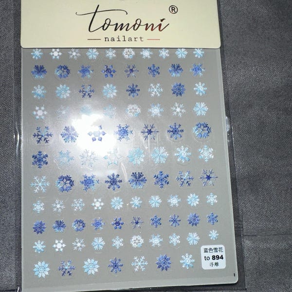 Cute Nail Stickers, Cute Nail Art, Kawaii Nail Decal, Star Nail Decals