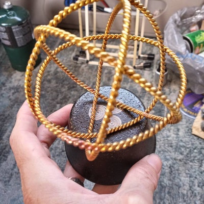 One 1/4 of a 999 Cubit Copper Tensor Energy Ring in Heavy 10 - Etsy