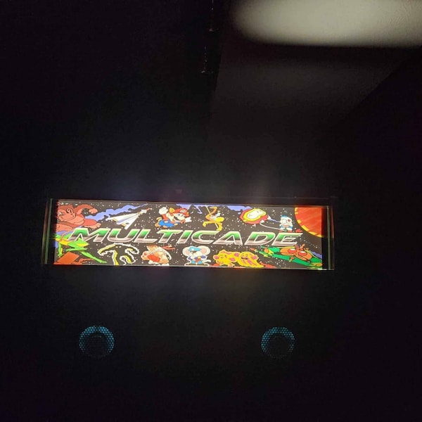 Mame Arcade Multicade Marquee for Reproduction Header/backlit Sign - Etsy