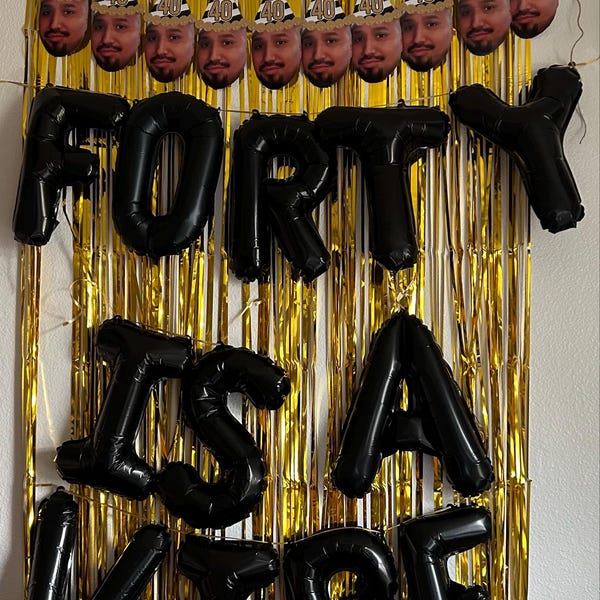 HAPPY WORKIVERSARY Letter Balloon Banner - 10 Color Options - Work ...