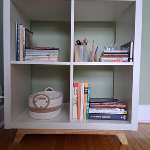 IKEA Kallax 2ボックス脚 手作り無垢材製ライザー脚 IKEA Kallax用