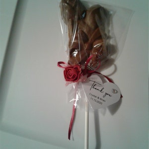 Double Rose Lollipop Chocolate Candy Mold 3311 NEW Double Rose Lollipop Chocolate Candy Mold 3311 NEW