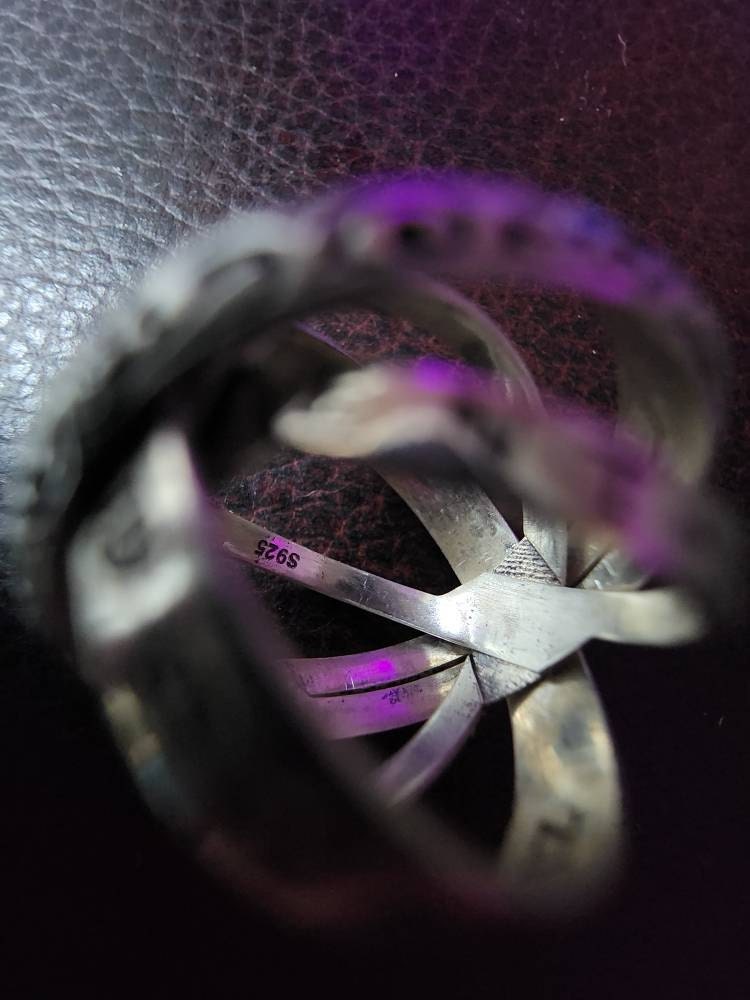 Personalized Birthstone Astronomical Engagement Ring | Unique Vintage Wedding Ring for Men/Women, Couple&#39;s Gift