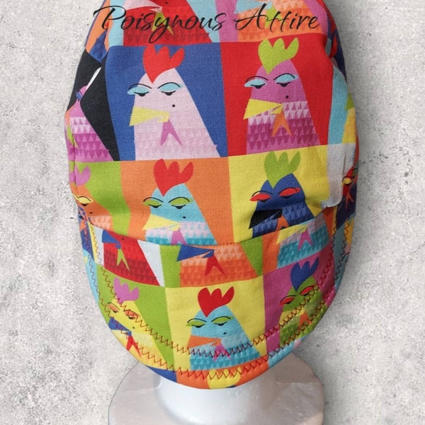 Welding Cap Sewing Pattern – 4 Panel NO Band - Reversible Comfort Fit ...