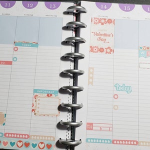 Happy Planner February Weekly Planner Kit Valentine's - Etsy