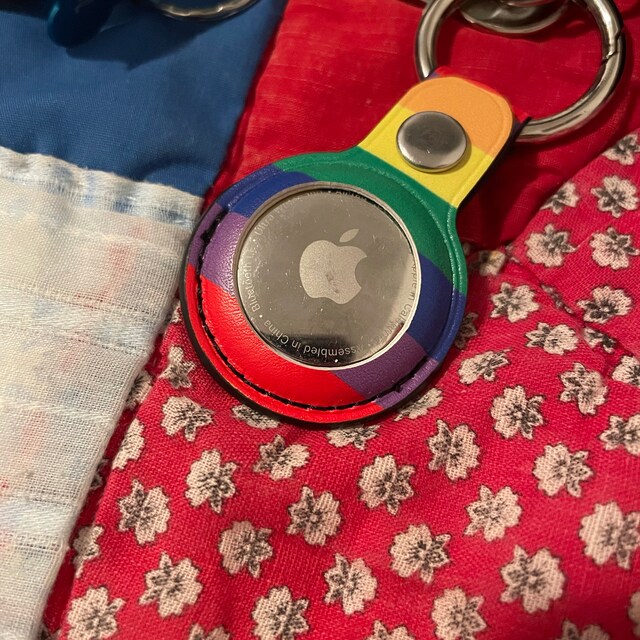 Rainbow AirTag Case, AirTag Keychain, Pride Airtag, AirTag