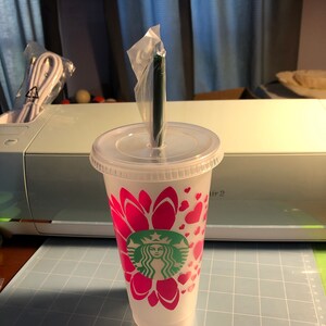 Download Sunflower Butterfly Starbucks Cold Cup SVG Files Cricut ...