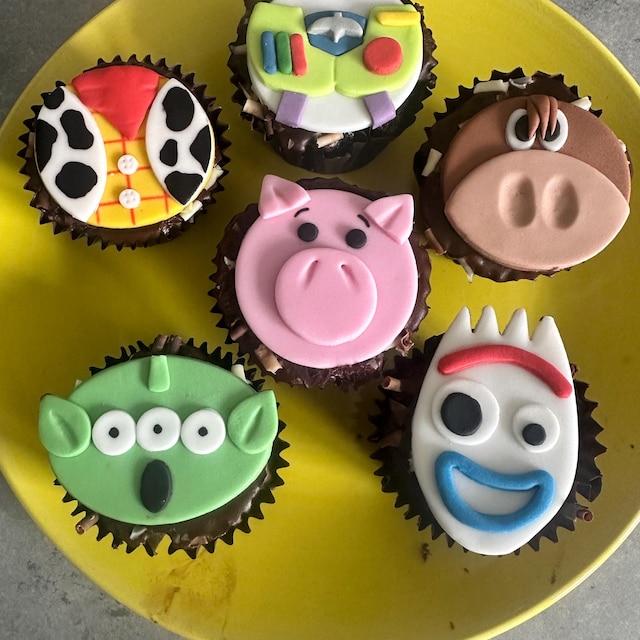 Set of Handmade Edible Sugar Toy Story Inspired Birthday Party