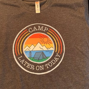 Custom Camp Shirt, Camp Gifts, Custom T-shirt, Custom Shirt, Custom ...