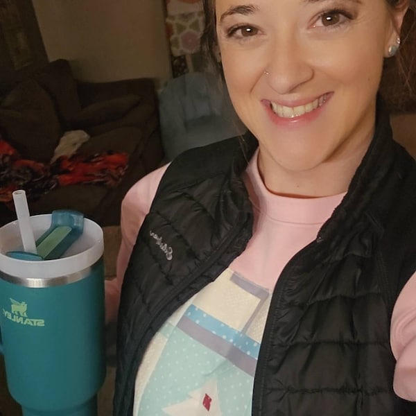 Scary christmas quilt