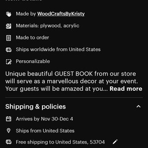 Etsy buyer added a photo of their purchase