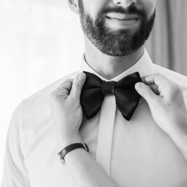 large butterfly bow tie