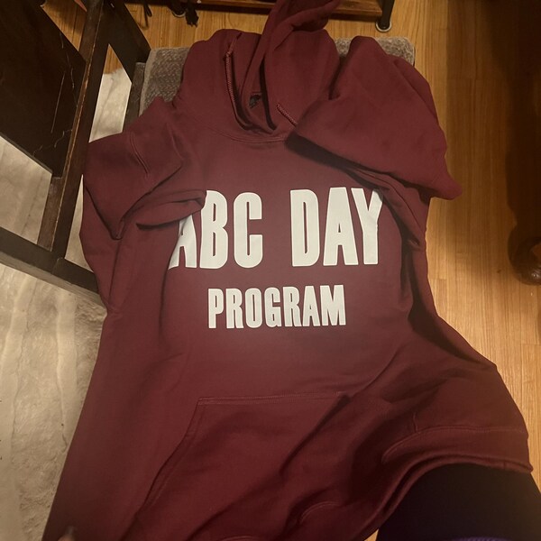 3D Letters customized hoodie