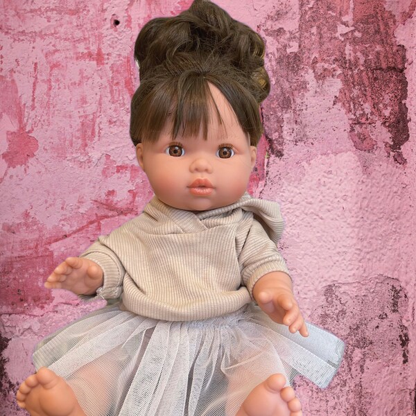 Loretas and Minikane Clothes - 34-36 cm - Raspberry Bunchs Cotton Ballon body main image 1