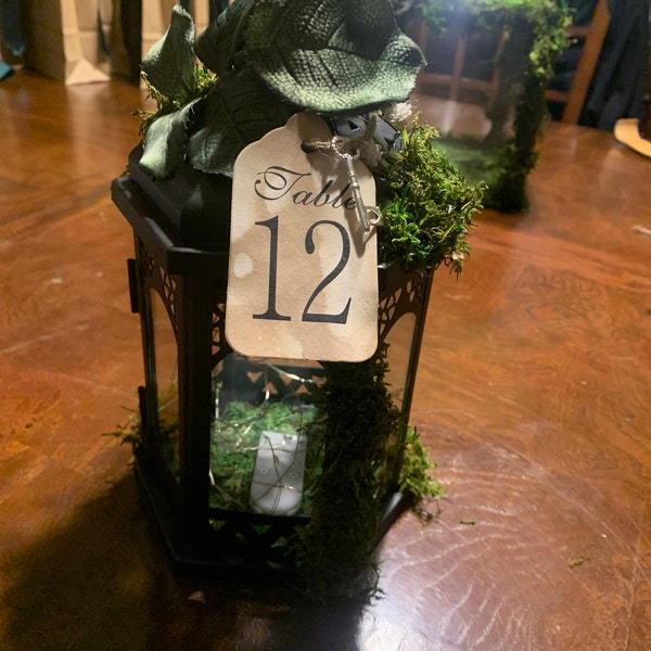 Table Number Tags 2 1/4 X 3 3/4 Option to Choose Your Quantity - Etsy