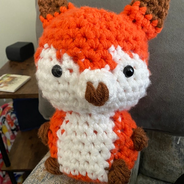 Fox No Sew Crochet Pattern, No Sew Amigurumi Crochet Patterns, Crochet ...