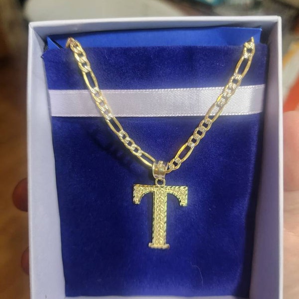 10k Yellow Gold Diamond Fine Bracelets Charms 10K Solid Yellow Gold Initial Letter Pendant - A-Z Any Alphabet Necklace Charm E Yellow Gold 10k Fine Bracelets Charms - Foto 4