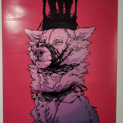 My Head 21 Cm X 21 Cm / 8.27 X 8,27 Square AND A4 Sized Art Print, Set ...