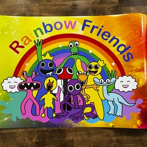 Rainbow Friends PNG Suitable for T-shirt Design Sublimation 