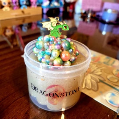 Dragonstone, Clear Slime, Dragon Slime, Beaded Slime, Rainbow Slime