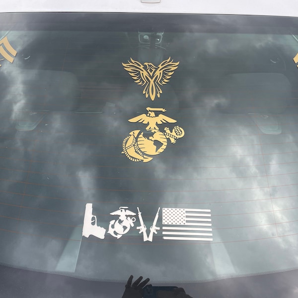 USMC Marines Eagle Globe Anchor EGA Vinyl Decal Sticker - Etsy