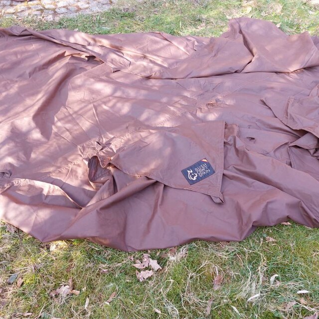Artisanal Bushcraft Oilskin Tarp- Handmade Waxed Cotton Canvas