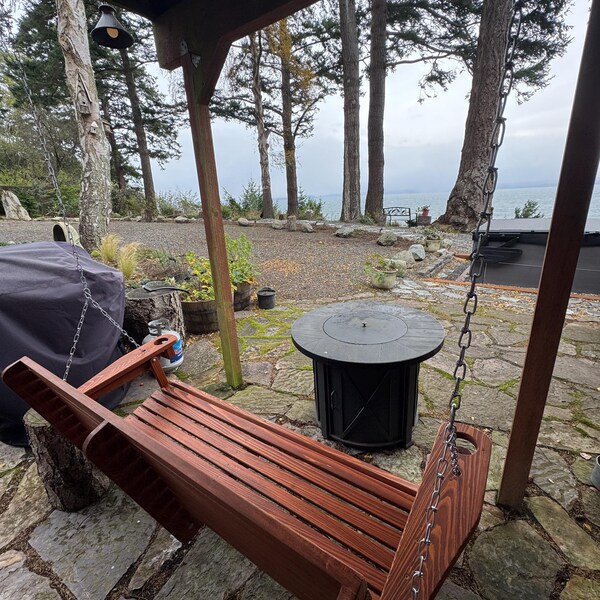 Hanging Chair Baby Swings Diamond Back Cypress Handmade Porch