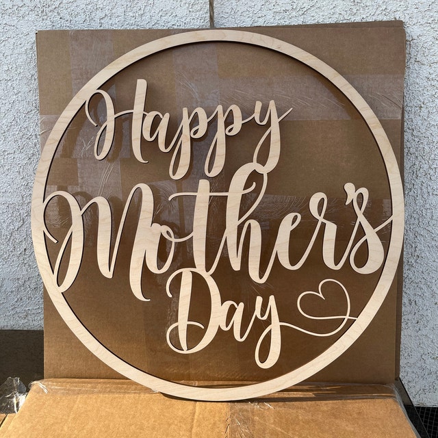 6 Style Mother's Day Thank You Wood Gift Graphic by SVG HUB · Creative  Fabrica
