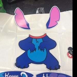 Disney Cruise Door Magnets Stitch With Personlized Surf Boards for ...