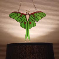 Luna Moth Stained Glass Pattern PDF, PNG Digital File - Etsy Canada