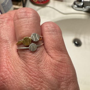 Customer photo, Baseball Stacking Ring