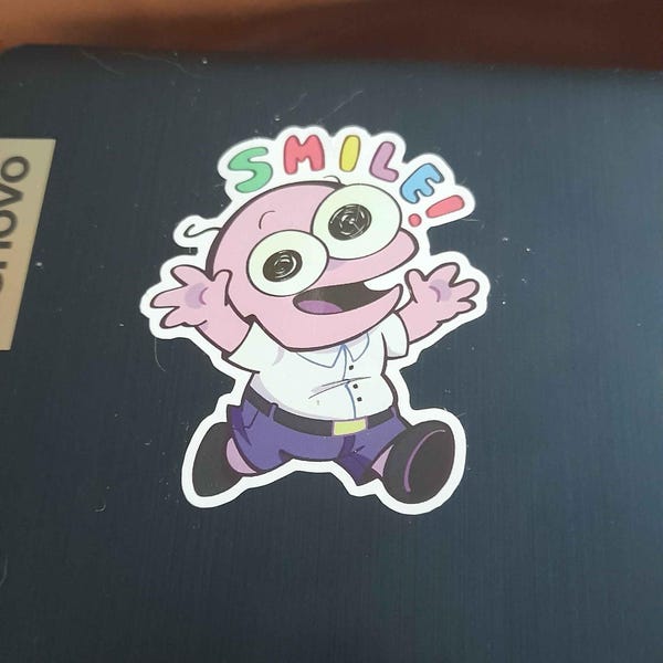 Smiling Friends Pim Sticker - Die Cut Vinyl Sticker 2.5