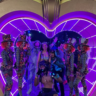 Led Light Up Jacket For Rave Dance Performances Night Show