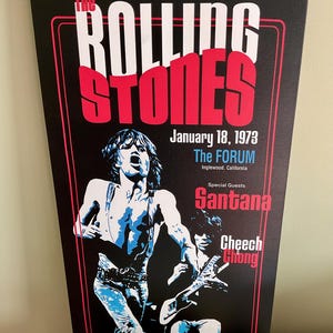 ROLLING STONES 1973 Concert Posters Re-imagines the Original