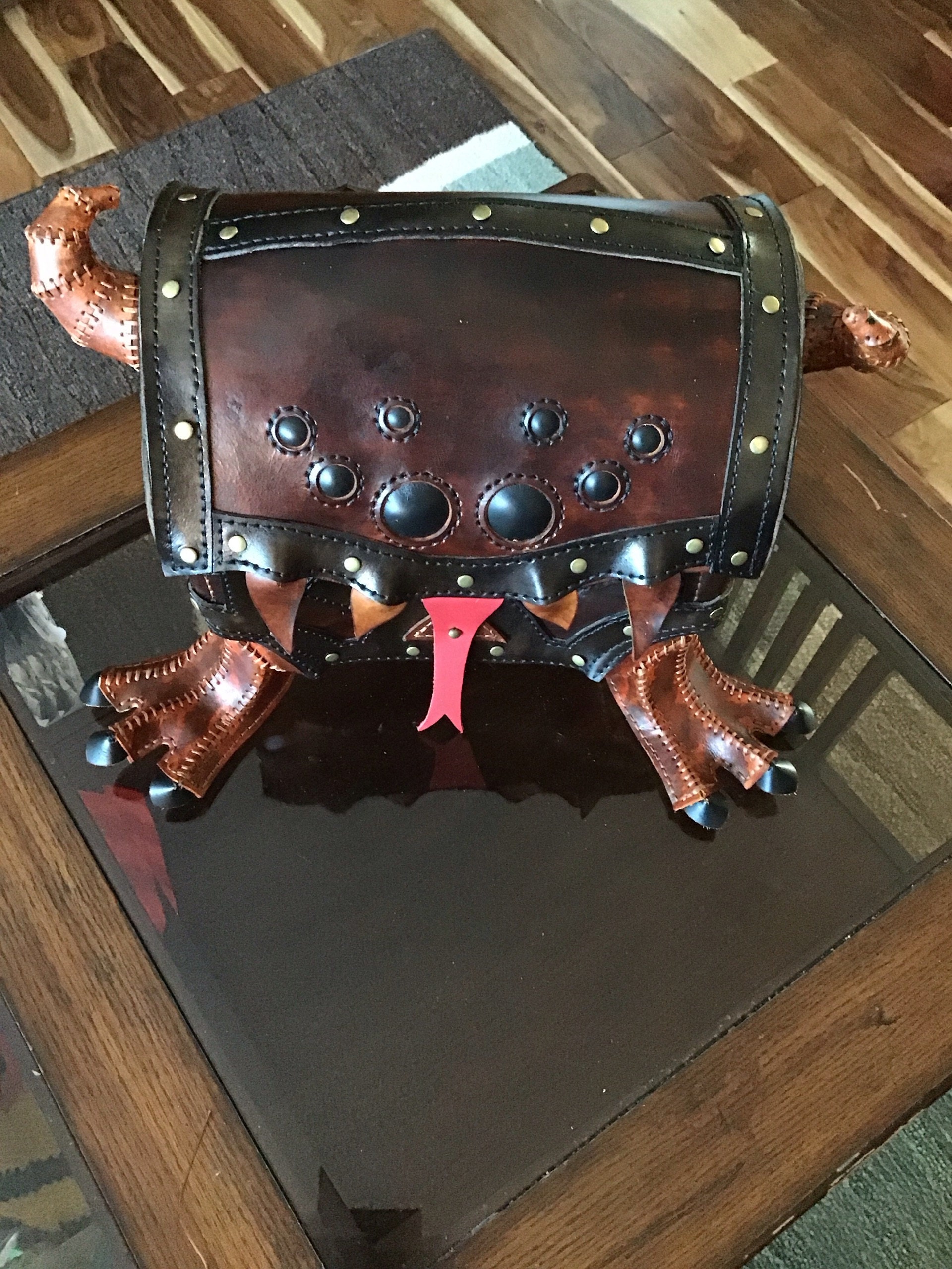 Mimic chest leather pattern PDF - by LeatherHubPatterns